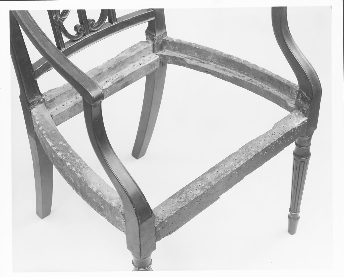 Armchair, Attributed to Henry Connelly (1770–1826), Mahogany, ash, American