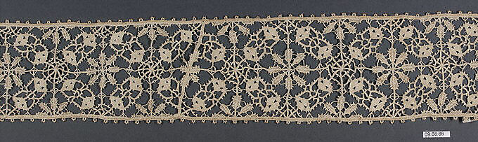 Border, Needle lace, Italian 