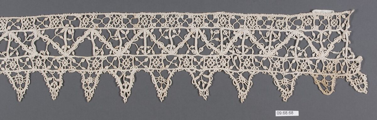Piece, Needle lace, Italian