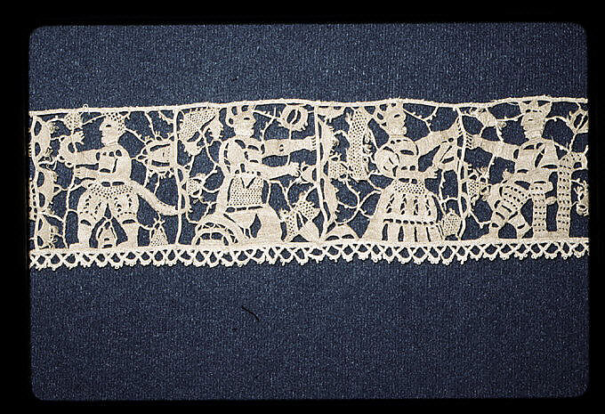 Border, Needle lace, Southern German or Italian