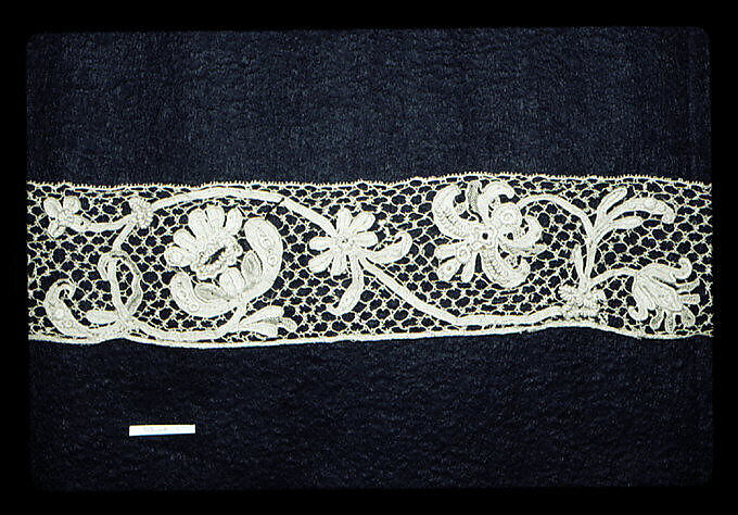 Band, Needle lace, Italian, Venice 