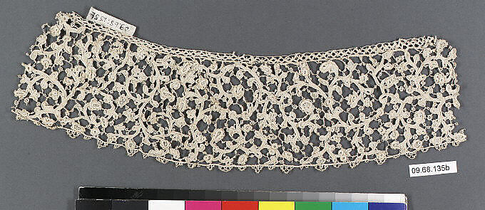 Cuff (one of a pair), Needle lace, Italian, Venice 