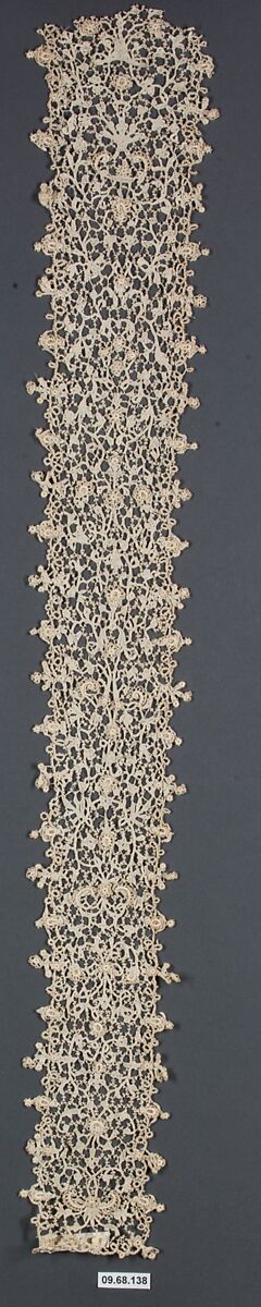 Half lappet, Needle lace, French