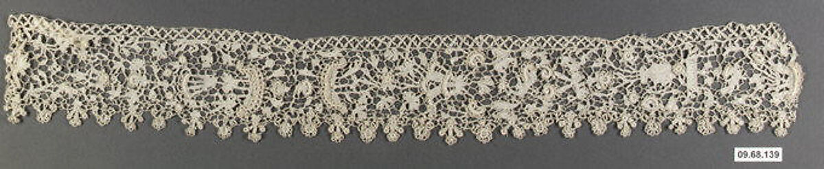 Border, Needle lace, French 