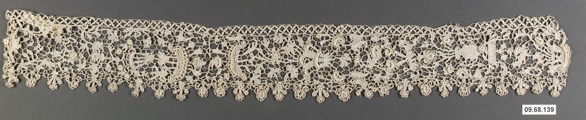 Border, Needle lace, French