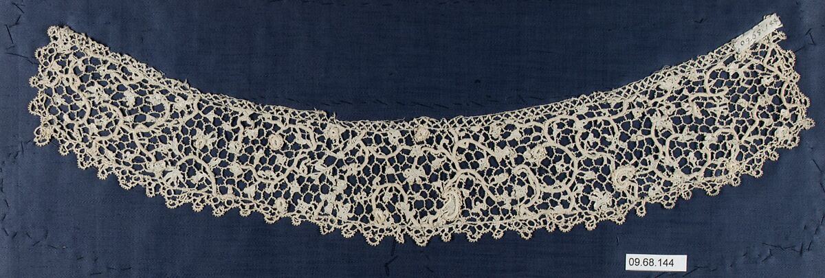 Collar, Needle lace, Italian or French