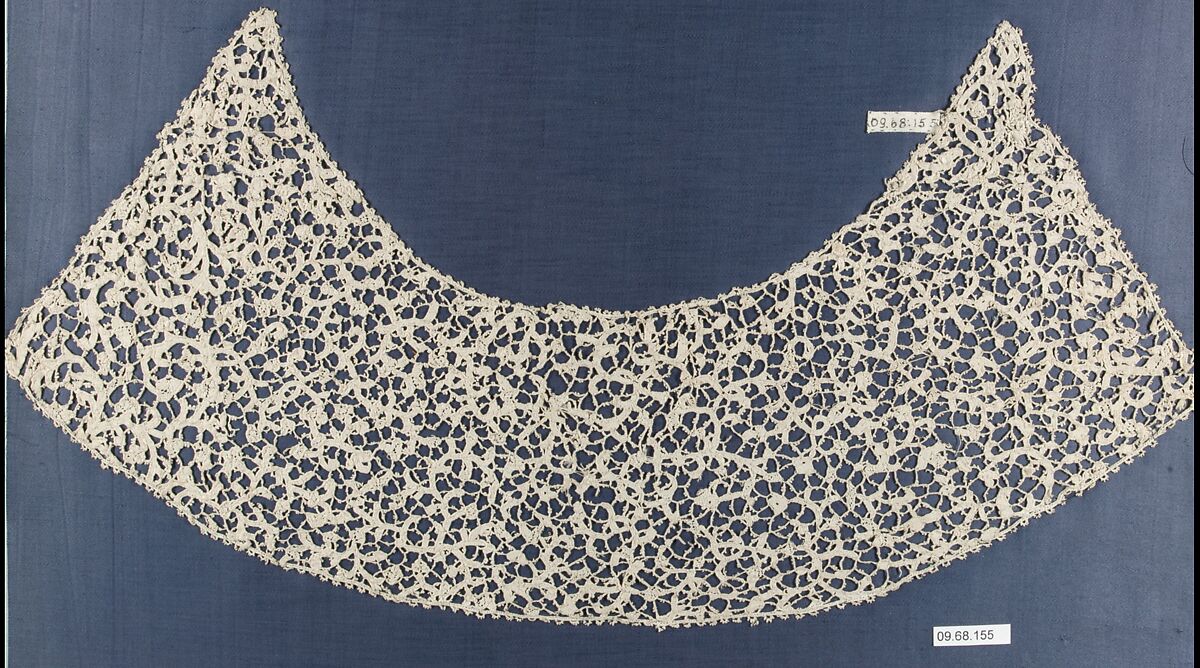 Collar, Needle lace, Italian, Venice