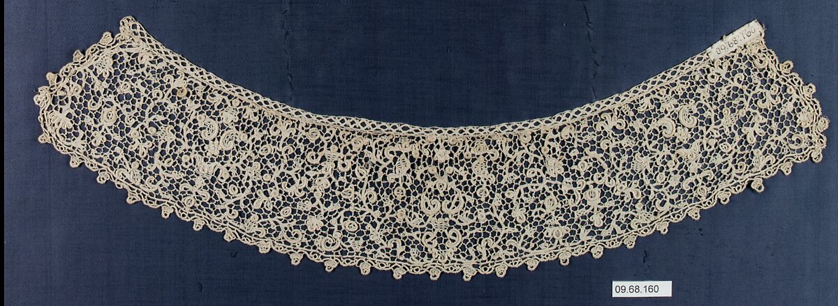 Collar, Needle lace, Italian or French
