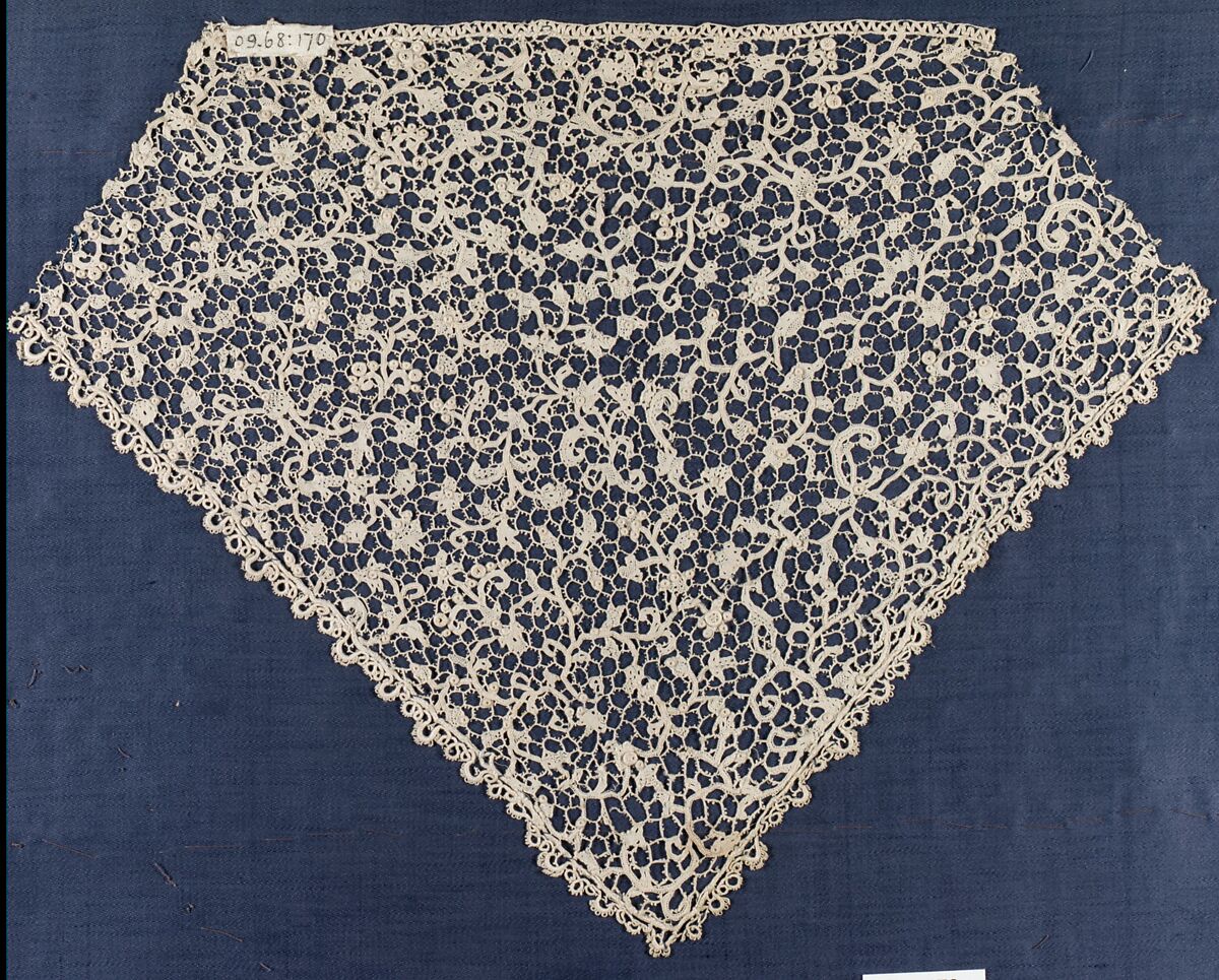 Piece, Needle lace, possibly Flemish