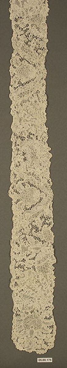 Barbe, Needle lace, French 