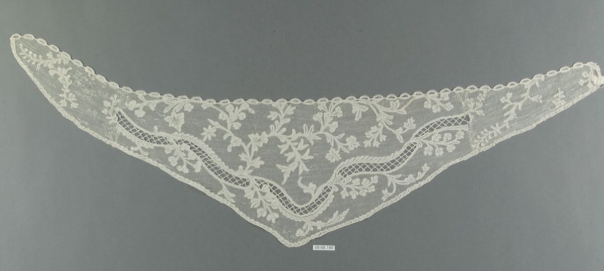 Piece, Needle lace, Italian, Burano 