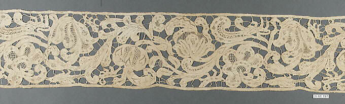 Strip, Bobbin lace, Italian, Milan 