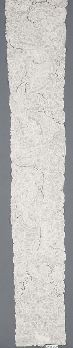 Lappet, Bobbin lace, point d'Angleterre, French 