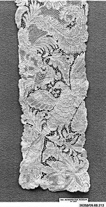Lappet, Bobbin lace, point d'Angleterre, Flemish