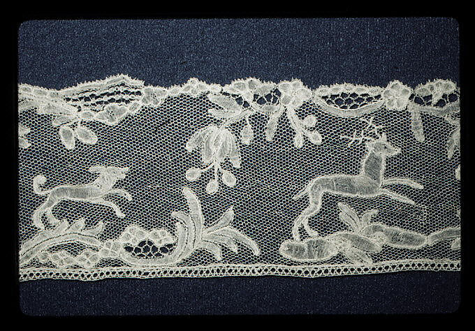 Strip, Bobbin lace, point d'Angleterre, Flemish, Brussels