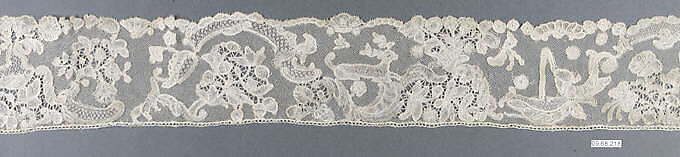 Strip, Bobbin lace, point d'Angleterre, Flemish 