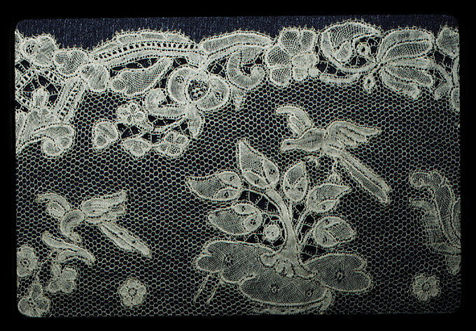 Strip, Bobbin lace, point d'Angleterre, Flemish, Brussels