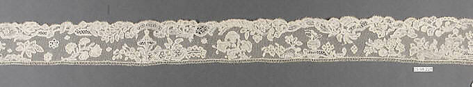 Piece, Bobbin lace, point d'Angleterre, Flemish 
