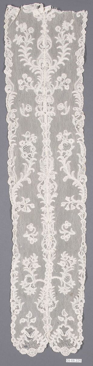 Lappets (2), Bobbin lace, Flemish, Brussels 