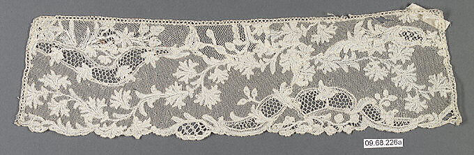 Strip, Bobbin lace, Flemish, Brussels 