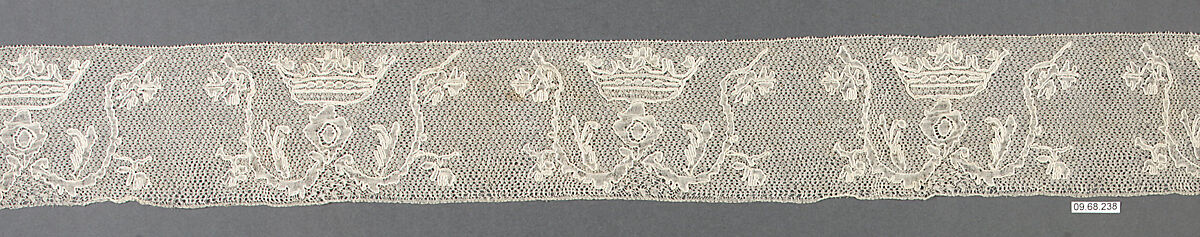 Strip, Bobbin lace, Flemish, Mechlin