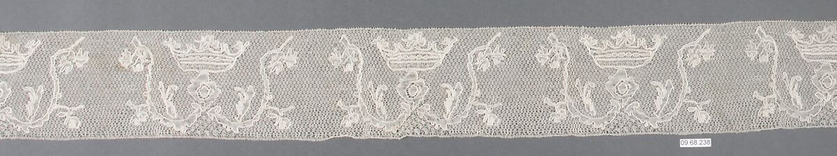 Strip, Bobbin lace, Flemish, Mechlin