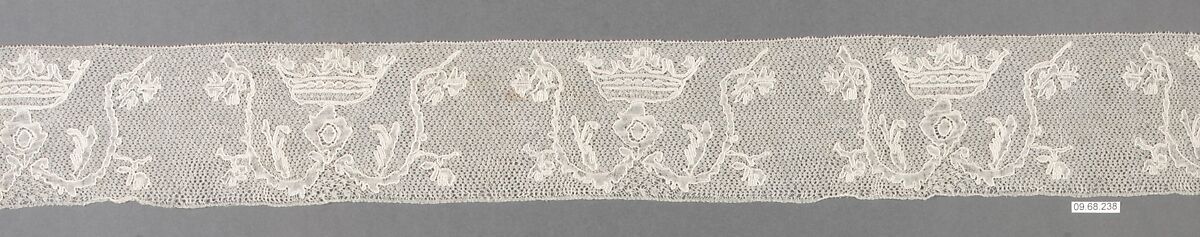 Strip, Bobbin lace, Flemish, Mechlin