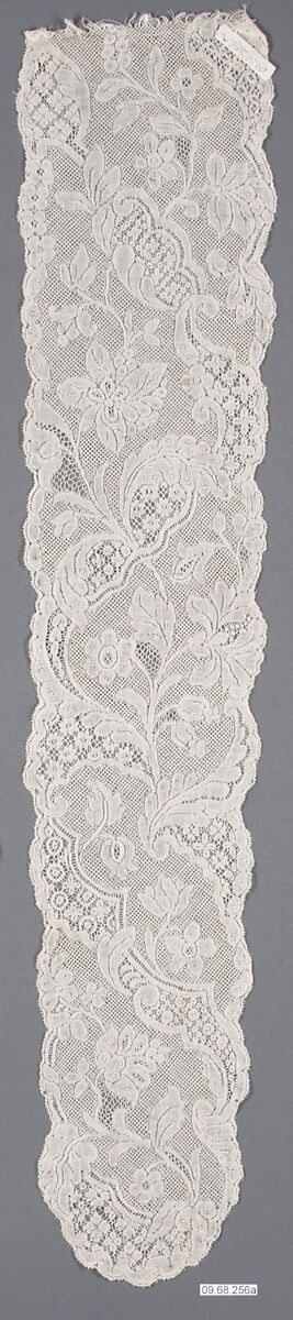 Lappet, Bobbin lace, French 