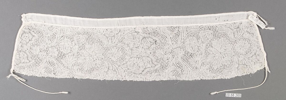 Cap band, Bobbin lace, Flemish 