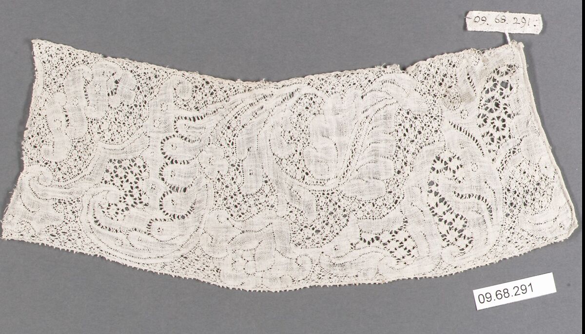 Fragment of lace, French