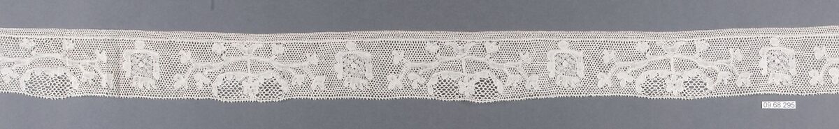 Strip, Bobbin lace, Flemish, Antwerp