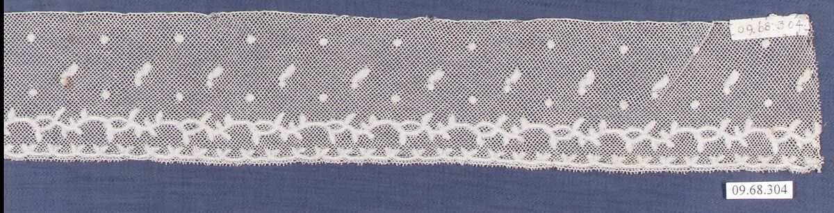 Fragment of lace, French