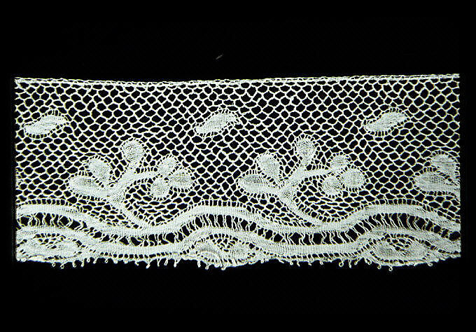 Strip, Bobbin lace, French 