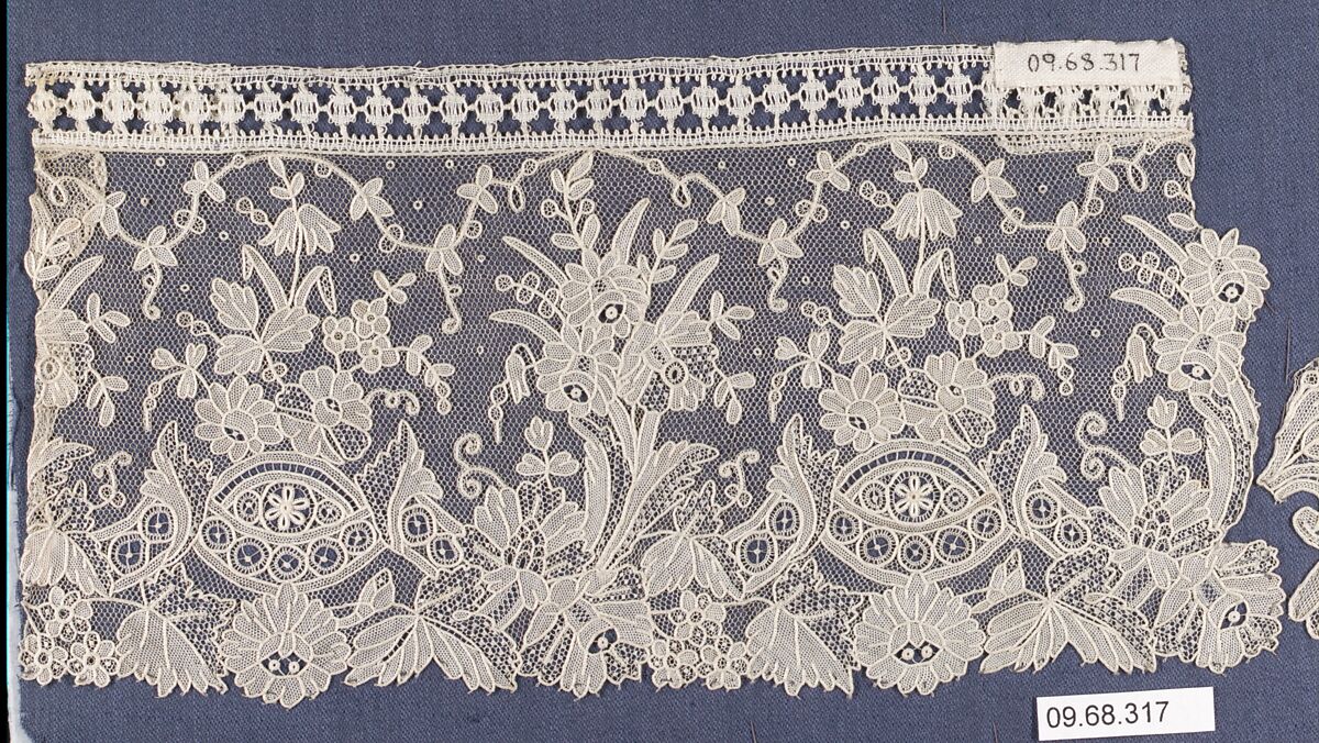 Specimen, Needle lace, Belgian, Brussels