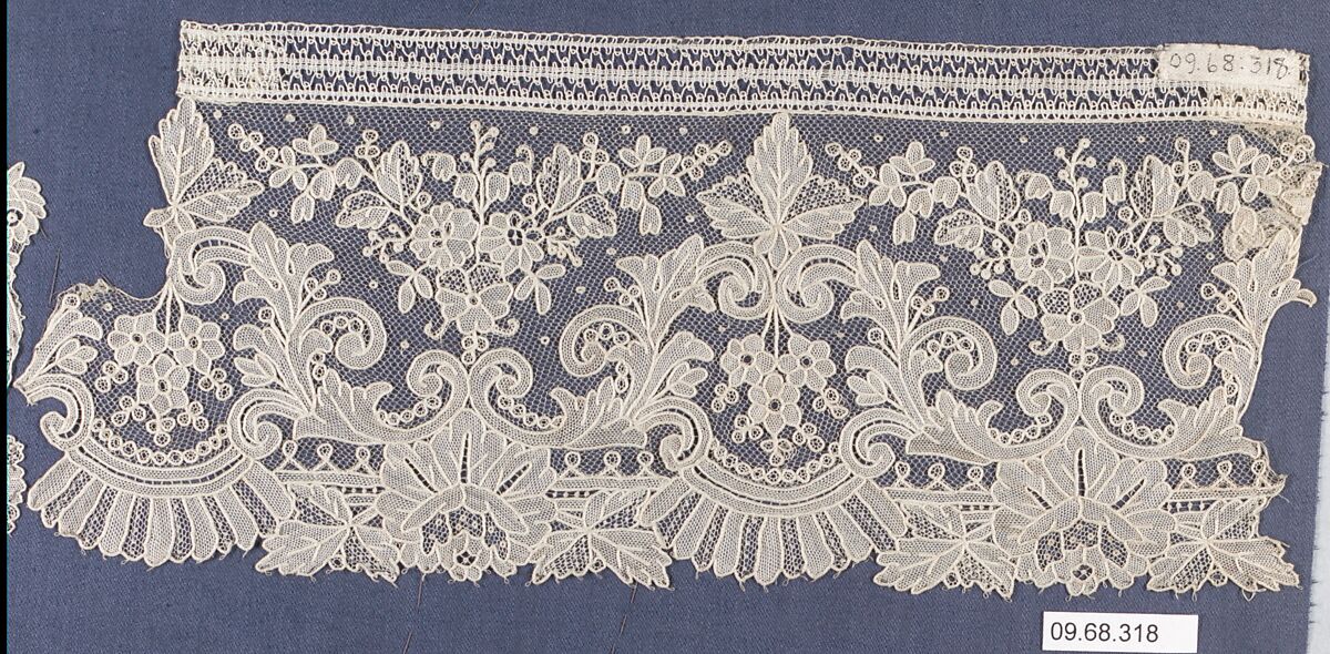 Specimen, Needle lace, Belgian, Brussels