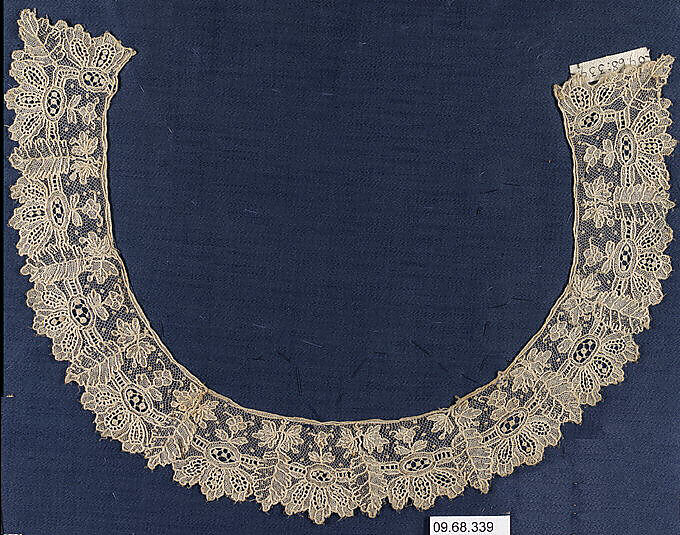 Collar, Needle lace, Belgian, Brussels 