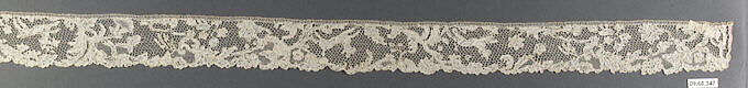 Strip, Needle lace, point d'Argentan, French 