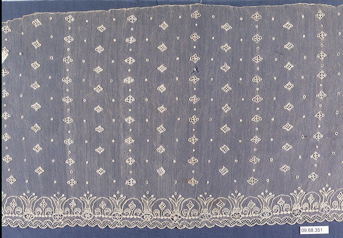 Costume piece, Needle lace, point d’Alençon, French