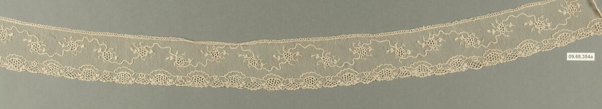 Edging, Needle lace, point d’Alençon, French