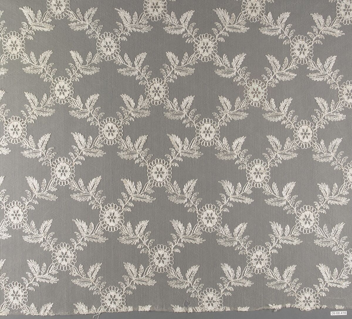Piece, Silk, machine net, Spanish