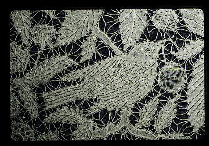 Fichu, Bobbin lace, British, Honiton