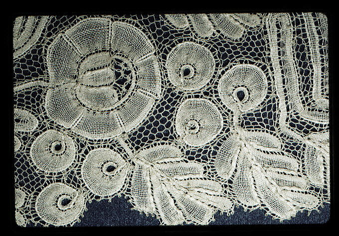 Strip, Bobbin lace, British, Honiton