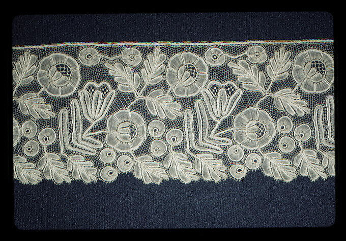 Strip, Bobbin lace, British, Honiton 