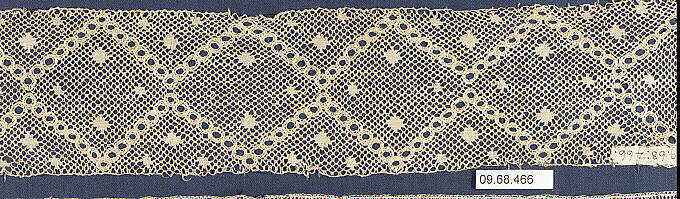 Insertion, Bobbin lace, British, Buckinghamshire 