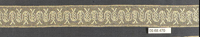 Insertion, Bobbin lace, British, Buckinghamshire 