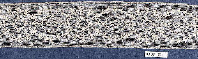 Insertion, Bobbin lace, British, Buckinghamshire 