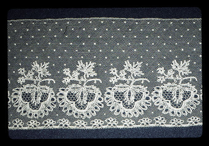 Fragment of lace, British 