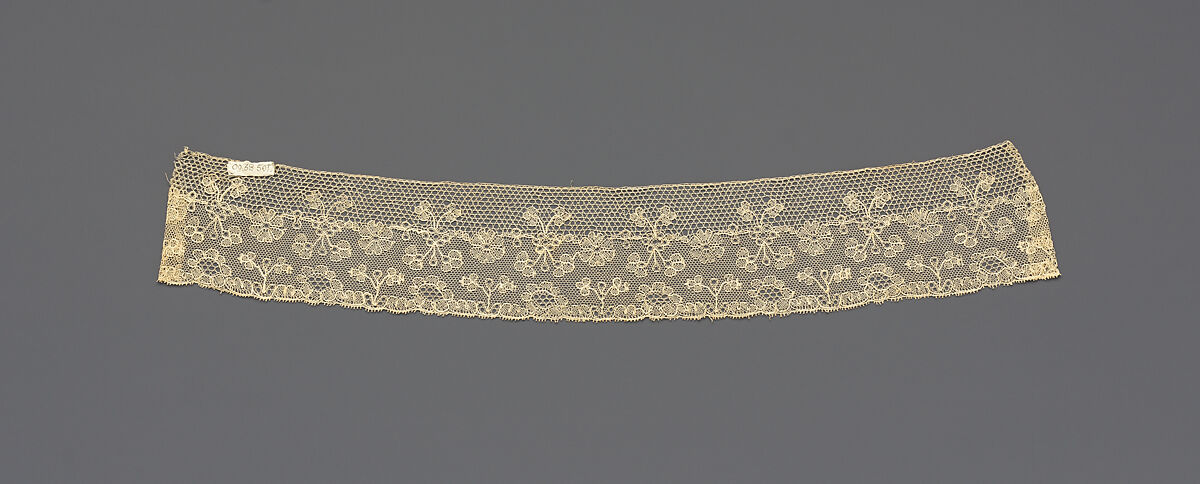 Fragment, Bobbin lace, British, Buckinghamshire