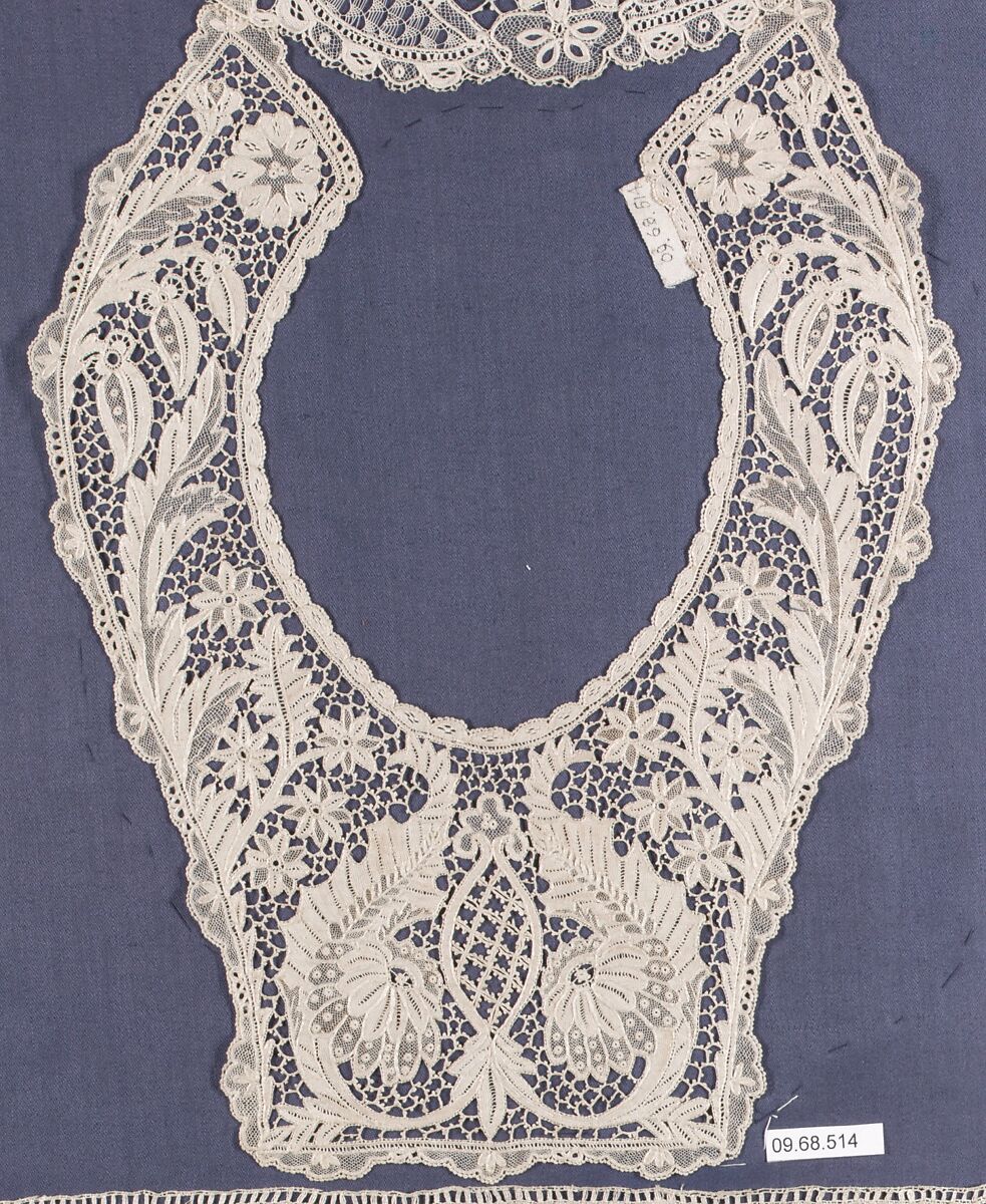 Collarette, Needle lace, Irish, Youghal