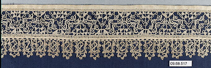 Fragment, Needle lace, Irish 